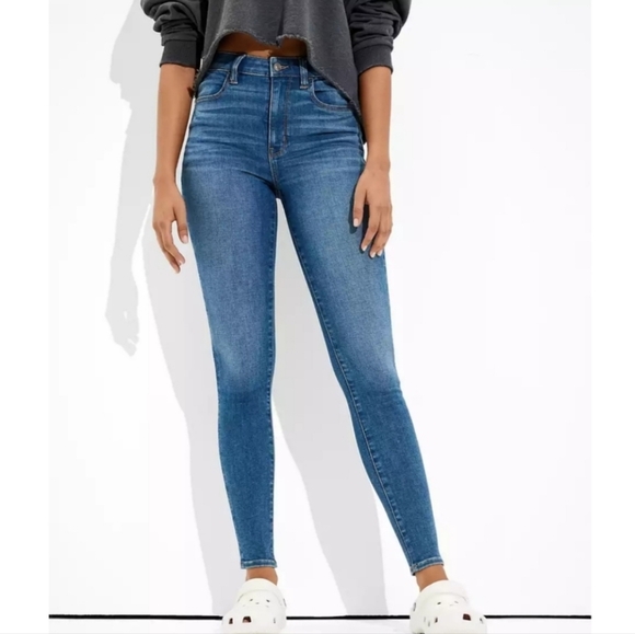 American Eagle Outfitters Denim - American Eagle Super High Rise Jeggings Sz 0 Short